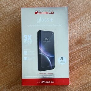 ZAGG invisible shield glass + screen protector for iPhone XR